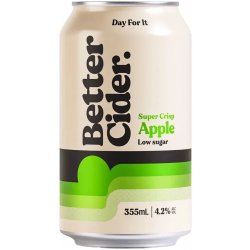 Better Beer Better Cider Super Crisp Apple Cider 355ml - Barrel & Batch