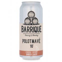 Barrique Brewing and Blending Polotmavé 10°