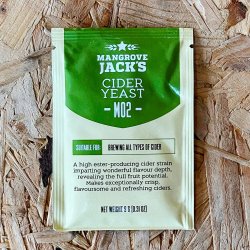 Cider Yeast - Mangrove Jacks - M02 - 9g - Brewbitz Homebrew Shop