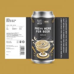 Electric Bear X Craft Republic  Press Here For Beer - Bath Road Beers