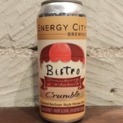 Bistro strawberry & rhubarb crumble - Craft Beer Shop Angers