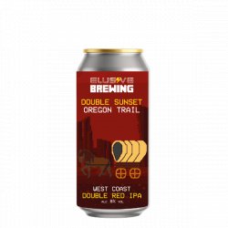 Elusive Brewing Double Sunset Oregon Trail - Tap Door