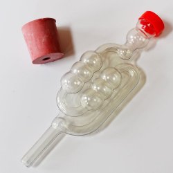 Bubbler Airlock with 1 Gallon Rubber Bung - Brewbitz Homebrew Shop