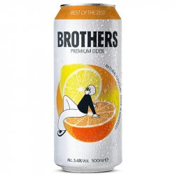 Brothers Premium Cider Best of the Zest 10 x 500ml Cans - Liquor Library