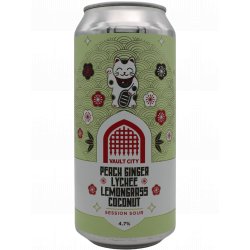 Vault City Brewing Peach & Ginger Lychee Lemongrass Coconut Session Sour