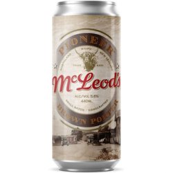 Mcleods Pioneer Porter 440ml - The Beer Cellar