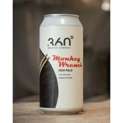 360 Degrees Brewing Company, Monkey Wrench, DDH Pale Ale, 5.5%, 440ml - The Epicurean