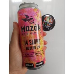 Mazák Sabro Modern IPA 14°5,7% 0,5l - Pivní lednice