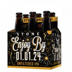 Stone Enjoy By 01.01.24 Unfiltered IPA 12oz 6pk Btl - Stone Brewing