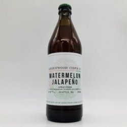 Greenwood Watermelon Jalapeño Cider 500ml - Bottleworks