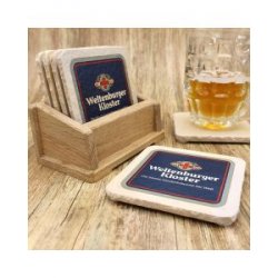 Weltenburger Klosterbrauerei Bieruntersetzer aus Naturstein - Biershop Bayern