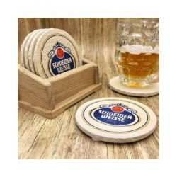 Schneider Weisse Bieruntersetzer aus Naturstein - Biershop Bayern