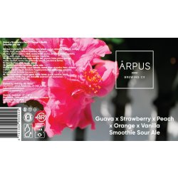 Ārpus Brewing Co. Guava X Strawberry X Peach X Orange X Vanilla Smoothie Sour Ale