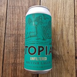 Utopian  Unfiltered British Lager  Helles - Beer No Evil