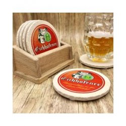 Schlossbrauerei Eichhofen Nittendorf Bieruntersetzer aus Naturstein - Biershop Bayern