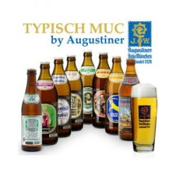 Typisch MUC - Augustiner Bierpaket mit original Willibecher - Biershop Bayern