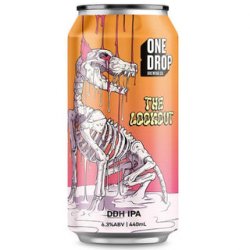 One Drop Brewing The Lookout Hazy IPA 440ml - The Beer Cellar