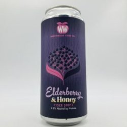Whitewood Cider Co. Elderberry Honey Cider
