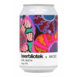 Beerbliotek Girl Math New England IPA 330ml - The Beer Cellar