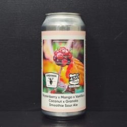 Ārpus Brewing Co. Ārpus X Drekker X 450 North Boysenberry X Mango X Vanilla X Coconut X Granola Smoothie Sour Ale