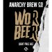 Anarchy Wor Beer Light Pale Ale 9G Cask Anarchy Wor Beer Light Pale Ale 9G Cask