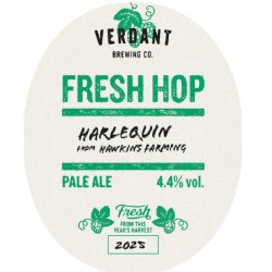 Verdant Brewing Co Fresh Hop #2 - Harlequin Verdant Brewing Co Fresh Hop #2 - Harlequin