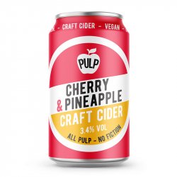 PULP Cherry & Pineapple Craft Cider PULP Cherry & Pineapple Craft Cider