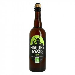 MOULINS D'ASCQ Bière Blonde IPA BIO 75 cl - Calais Vins