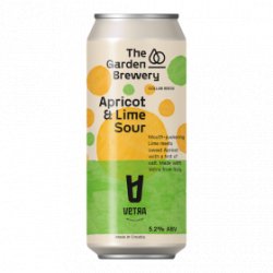 The Garden The Garden  Vetra - Apricot & Lime Sour - 5.2% - 44cl - Can - La Mise en Bière