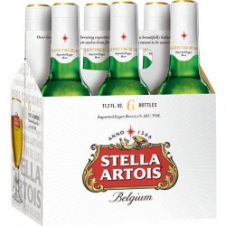 Stella Artois Lager 6 pack 12 oz. Bottle - Outback Liquors