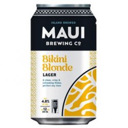 Maui Brewing Bikini Blonde Lager 355mL - The Hamilton Beer & Wine Co