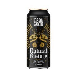 Mash Gang  Natural History  0.5%  West Coast IPA  440ml - The Alcohol Free Co