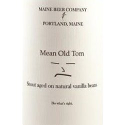 Maine Beer Company Mean Old Tom Stout 16 oz. Bottle - Petite Cellars