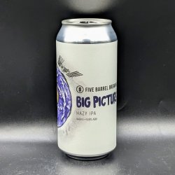 Five Barrel Big Picture Hazy IPA Can Sgl - Saccharomyces Beer Cafe