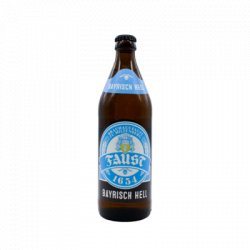 Faust Bayrisch Hell  4,8%  500 ml - naïv