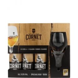 Cornet Bierpakket met Luxe Glas - Drankgigant.nl