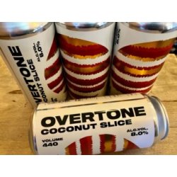 Overtone  Coconut Slice  Coconut & Raspberry Sour - Wee Beer Shop