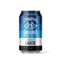 Stomping Ground Laneway Lager - Stomping Ground Brewing Co.