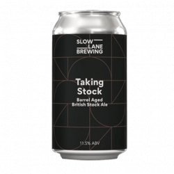 Slow Lane Brewing Taking Stock Barrel Aged Stock Ale 375ml - The Beer Cellar