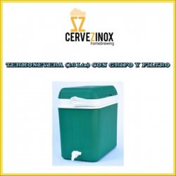 Termonevera (16 Lts) con grifo y filtro - Cervezinox