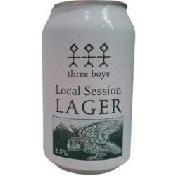 Three Boys Local Lager 330ml BB NOV 24 - The Beer Cellar