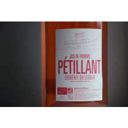 Jus de Pomme Pétillant 0.0%  Cidrerie du Léguer - Pomme d’Or