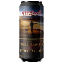 Mcleods Simple Pleasures Unfiltered IPA 440ml - The Beer Cellar