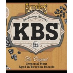 Kentucky Breakfast Stout (KBS)   Founders Brewing - Craft Beer Dealer