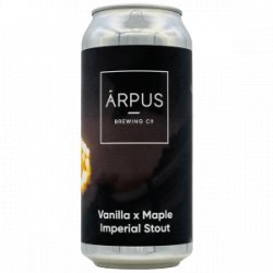 Ārpus Brewing Co.  Vanilla x Maple Imperial Stout - Rebel Beer Cans