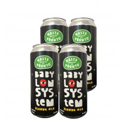 4x Cerveza Hasta Pronto Babylon system 473cc - Portal Voy