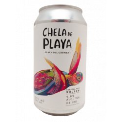 Chela de Playa Kölsch Lata 355 ml - La Belga