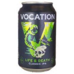 Vocation Life & Death IPA 330mL ABV 6.5% - Hopshop