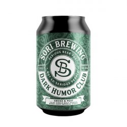 Sori Brewing Dark Humor Club Smoke & Peat 10%vol 33cl CAN - Uba ja Humal