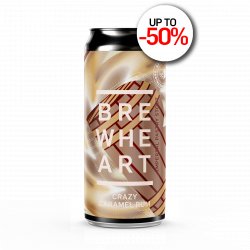 Brewheart CLOSING BUSINESS SALE - CRAZY CARAMEL RUM - IMPERIAL PASTRY STOUT (BARREL VERSION) - BrewHeart